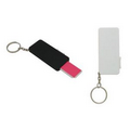 Key Chain/Emery Board - White